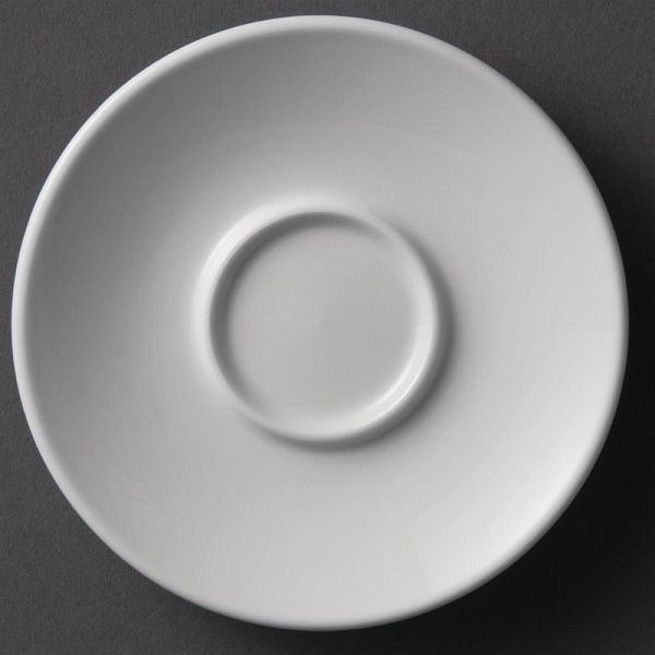 Soucoupes blanches OLYMPIA pour Y111, UE: 12 pièces, Y112
