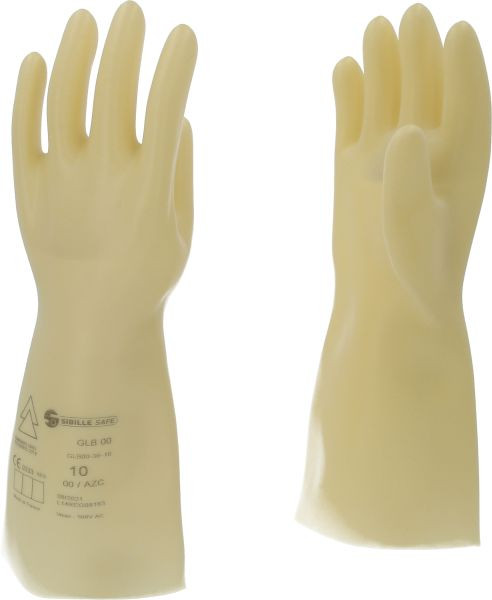 KS Tools Gant de protection pour électricien avec isolation de protection, taille 10, classe 00, blanc, 117.0048