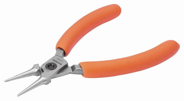 Pince à bec rond de précision Bahco poignées en PVC 127 mm pack industriel C3530IP