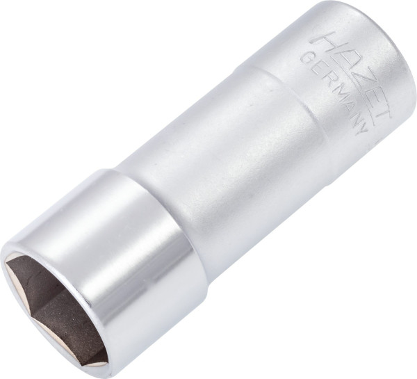 Douille pour bougie d'allumage Hazet, carrée, creuse 12,5 mm (1/2 pouce), profil hexagonal externe, 20,8 mm, 13/16 ", ressort de couronne, 900KF