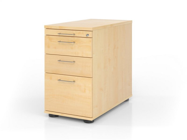 Conteneur sur pied Hammerbacher SC40 BS, profondeur 80, corps : érable / façade : érable, 42,8 x 72 - 76 x 80 cm, 1/3/3/6 HE, VSC40/3/3/BS