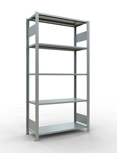 Rayonnage à étagères Schulte, champ de base, 5 niveaux de rangement, charge du compartiment 150 kg, 1060 x 436 x 2000 mm, 278791
