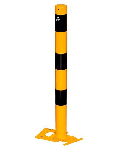 Poteau de barrière amovible Schake galvanisé, diamètre 89 mm, hauteur 1000 mm, 249371