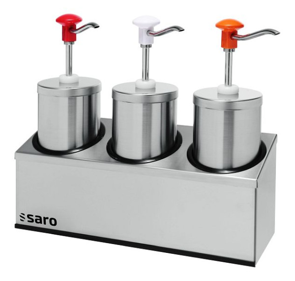 Distributeur de sauce Saro PD-006 3 x 2,25 litres, 421-1017