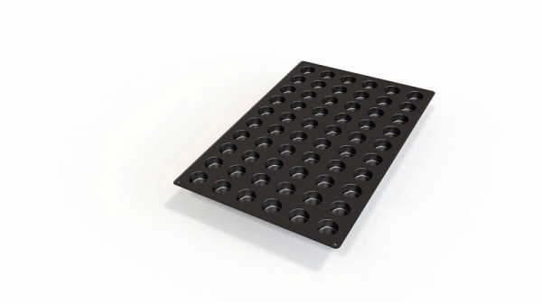 Moule à pâtisserie en silicone Schneider 600 x 400 mm, muffin, 60 x 25 ml, Ø 40 mm, hauteur : 20 mm, 115346