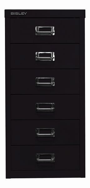 Bisley MultiDrawer™, série 29, DIN A4, 6 tiroirs, noir, L296633