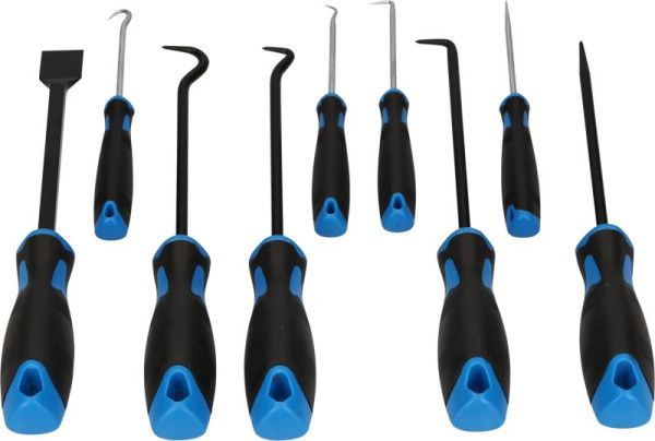 Brilliant Tools BT542010 Ensemble d'outils à crochet grattoir 9 pièces