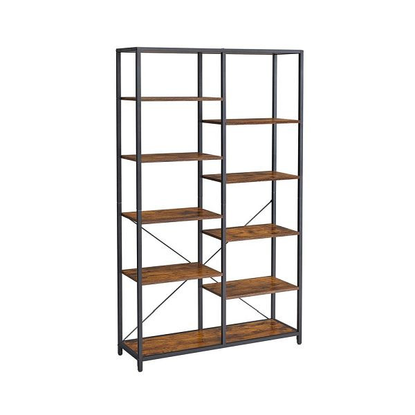 VASAGLE bibliothèque à compartiments ouverts, 100×30×170 cm, LLS155B01
