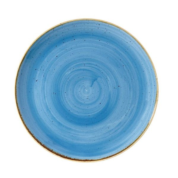 Churchill Stonecast Rond Bleuet Bleu Coupe Assiettes 260 mm (Lot de 12) DF765