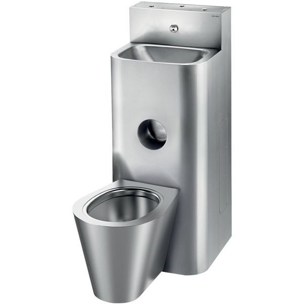 KEMMLIT WC combiné KOMPACT TW/TWW - avec lavabo et WC au sol, 252.688