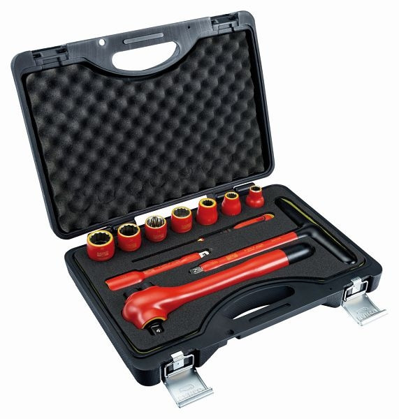 Bahco Ensemble d'outils isolés 1/2" 11pc Coffret résistant aux chocs 7811DMV