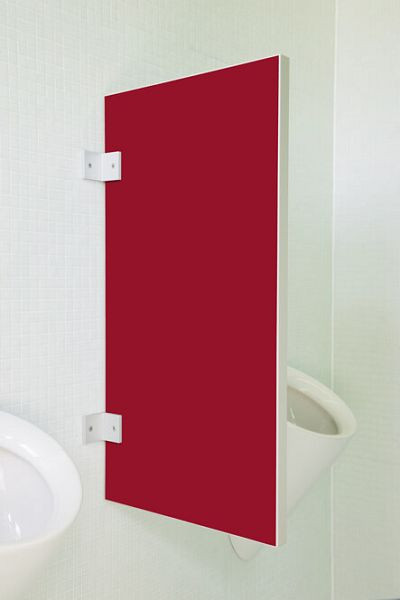 Cloison d'urinoir standard KEMMLIT Vittoria, rouge grenat, 15224
