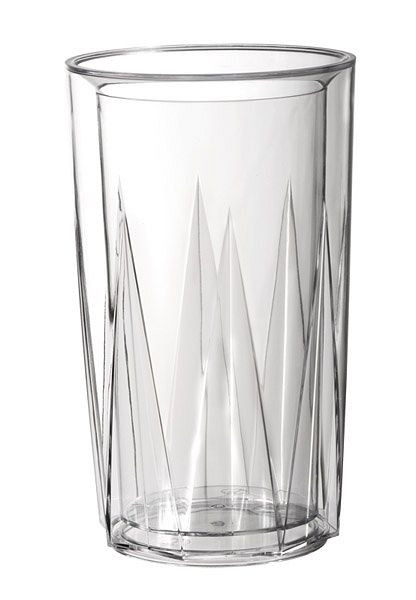 Refroidisseur de bouteilles APS -CRYSTAL-, Ø 13,5 / 10,5 cm, hauteur : 23 cm, SAN, limpide, à double paroi, 36062