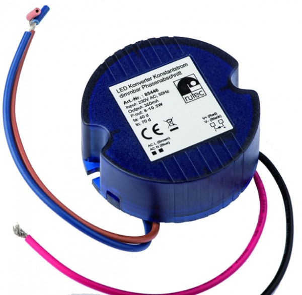 rutec Projekt LED convertisseur 350mA 8W - 12W convertisseur de courant constant dimmable, PHE446