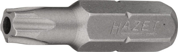 Embout Hazet 5 étoiles, 6 pans pleins 6,3 (1/4 pouce), profil interne 5 étoiles avec bout mâle, 27H, 2225-27H