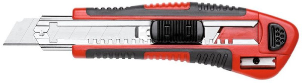 Couteau cutter GEDORE rouge 5 lames largeur 18mm + aiguiseur, 3301603