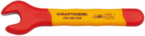 Clé à fourche Kraftwerk 8 mm VDE, 308.360.008