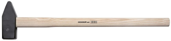 Masse rouge GEDORE 5kg, longueur 800mm frêne, 3300737