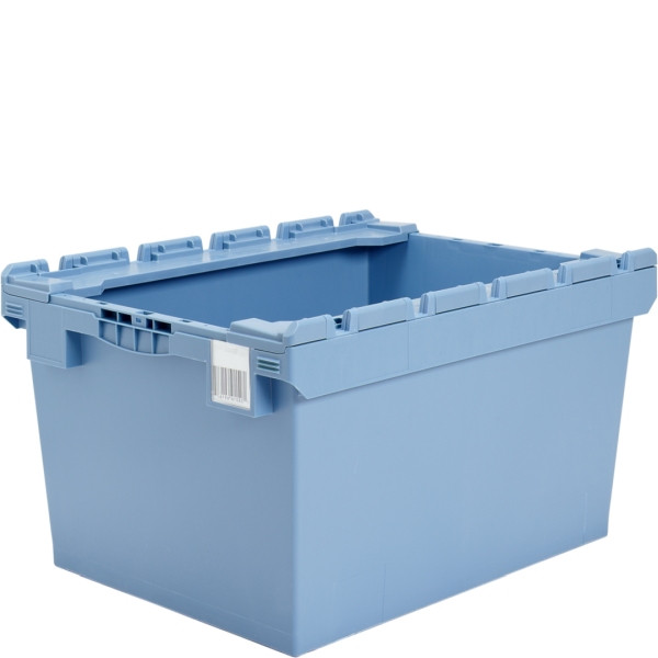 BITO conteneur réutilisable MB couvercle/barre/skid /MBB86421 800x600x423 bleu pigeon, barre, C0402-0034