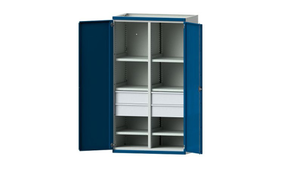 Etablis ANKE, armoire pour charges lourdes, modèle 202, 1085 x 630 x 1950 mm, RAL 7035/5010, 620.062