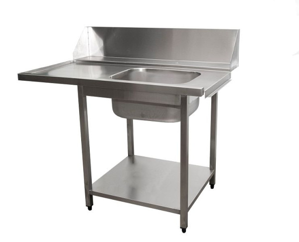 Table d'entrée Saro pour lave-vaisselle droite, 1 cuve, 1200mm, 700-3000R