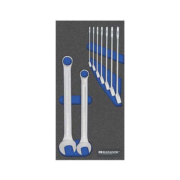 Module d'outils MATADOR : clé mixte A, 1/3 : 390 x 193 mm, 8164 1185