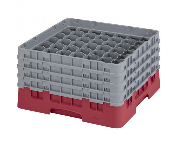 Panier de lavage Cambro 49 compartiments Camrack®, canneberges 21,5 cm, lot de 2, 49S800416