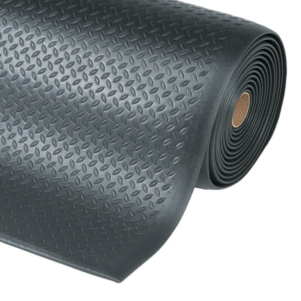 Notrax Diamond Sof-Tred tapis de travail ergonomique anti-fatigue 419, noir, 60cm, vendu au mètre, 419C0024BL