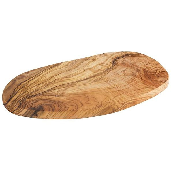 Planche de service APS -OLIVE-, 35 x 20,5 cm, hauteur : 1,5 cm, bois d'olivier, 00906