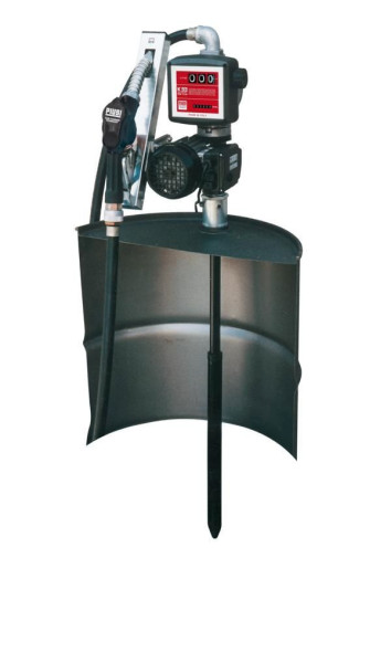 Kit de ravitaillement ZUWA E 56-F/Z avec compteur K33, 230 V, avec raccord de fût, buse et tube télescopique, débit 56 l/min, 120709N