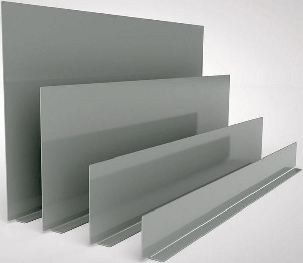 Cloison KLW pour diviser les tiroirs, longueur : 914 mm (54 éléments), hauteur : 165 mm, pour hauteurs de façade : 200 à 400 mm, 15 / TW54-165