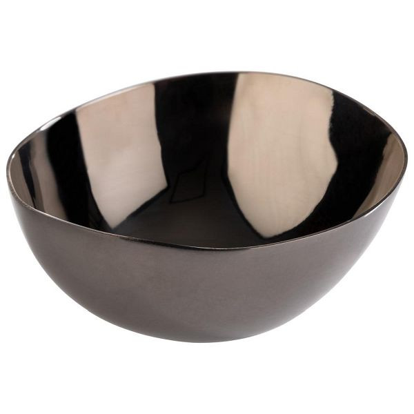 Bols APS "PEBBLES", lot de 4, acier inoxydable, revêtement PVD, 6,5 x 6 cm, hauteur 2,5 cm, aspect bronze, 40791