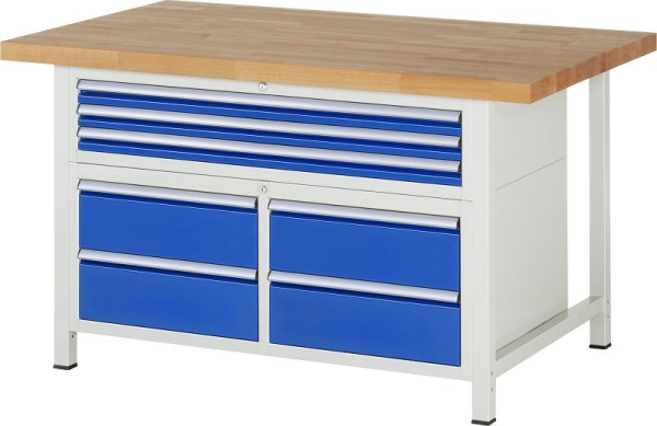 Etabli RAU série 8000 - modèle 8924, L1500 x P900 x H840-1040 mm, 13-8924A2-159B4H.11