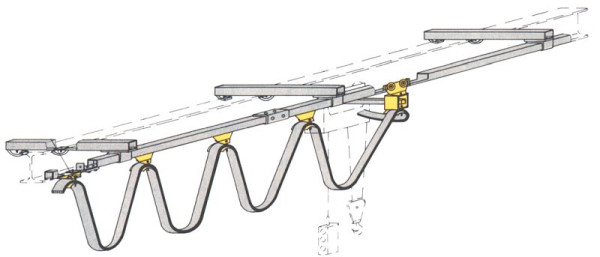Alimentation YALE, longueur du système complet 10 m, N07700004