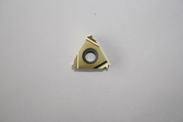 Insert indexable ELMAG 16ER1, 75ISO, insert à profil complet pour filetage extérieur 'métrique', pas 1,75mm pour KEG16/20/25, 89476