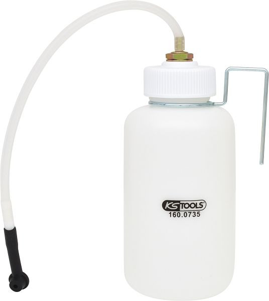 Bouteille de collecte de liquide de frein KS Tools, 1 litre, 160.0735