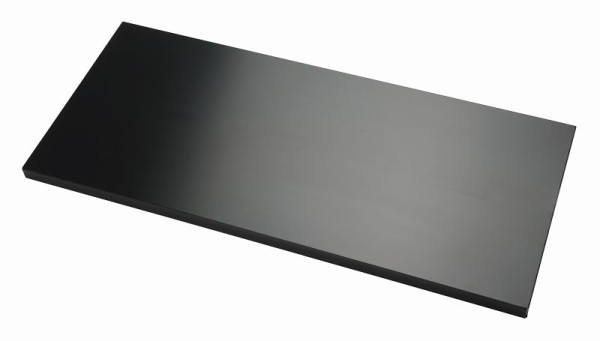 Tablette Bisley avec suspension latérale pour EuroTambour, noir, ET410SHPS333