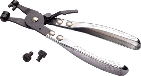 Pince serre-joint à ressort Kunzer droite à têtes interchangeables, rotative, 7FBSZ05