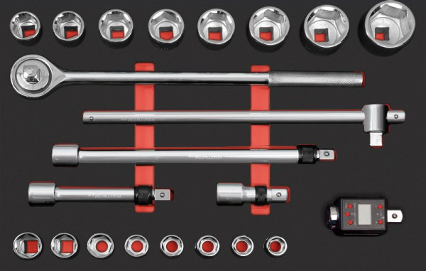 Kraftwerk PRO LINE EVA 3/4" insert de douille 60x40 cm 21 pièces, 105.502.030