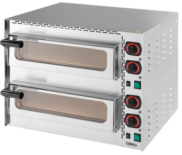 Four à pizza Casselin - 400 - avec 2 chambres de cuisson, CFRP2400