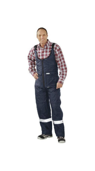 Planam réfrigérateur/congélateur maison congélateur salopette, marine, doublure bleu bleuet, taille L, 5133052