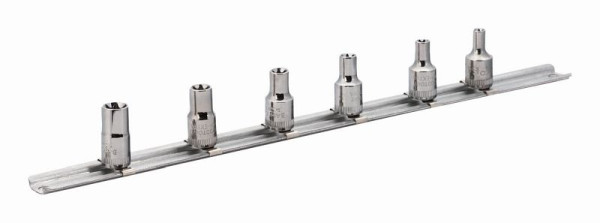 Jeu de clés à douille Bahco 1/4" sur bornier, 6706TE
