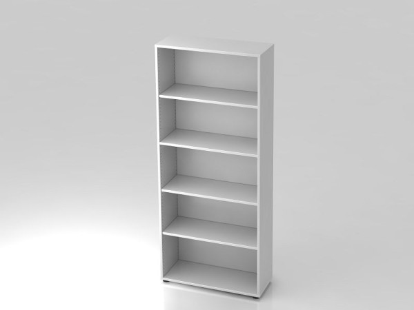 Étagère Hammerbacher, 5OH 33 cm blanc profond, 80x33x188 cm (LxPxH), V4000/W