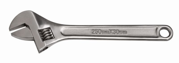 Clé à molette Bahco, acier inoxydable/inox, magnétique, 250 mm, SW 30 mm, SS001-250