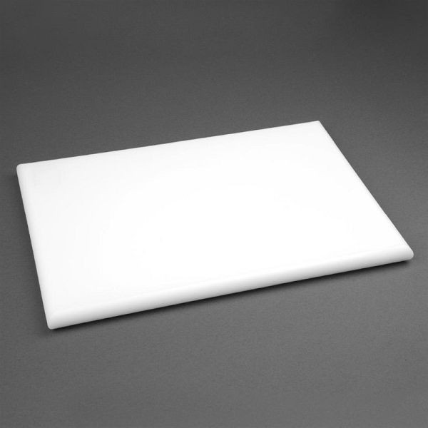 Planche à découper haute densité extra épaisse Hygiplas blanc, J038