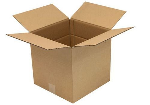 Boîte pliante en carton ondulé TransPak à 2 parois, dimensions intérieures 300 x 300 x 300 mm, qualité 2.20EB, paquet : 20 pièces, 299325