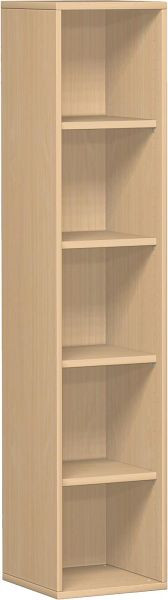 Étagère geramöbel, 4 étagères décoratives, 400x425x1920, hêtre, N-10R504-B