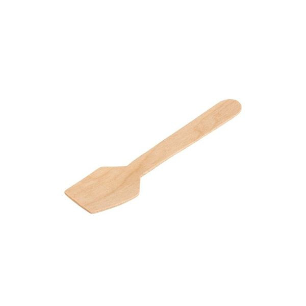 Cuillères à glace Fiesta Green en bois de bouleau biodégradable 9.6cm, UE: 100 pièces, DK399