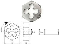 Écrou hexagonal BAER MF 15 x 1,0 - HSS, 121501029