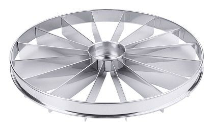 Diviseur à gâteau Contacto, 16 pièces en acier inoxydable, 696/016